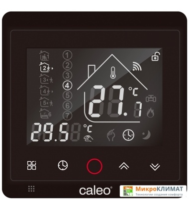Терморегулятор Caleo С936 Wi-Fi Lux (черный)Caleo