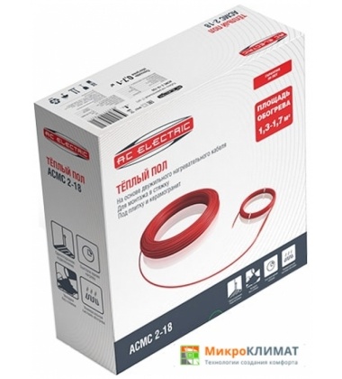 Нагревательный кабель AC Electric ACMC 2-18-1000AC Electric