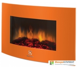 Электрокамин Electrolux EFP/W-1200URLS (оранжевый)